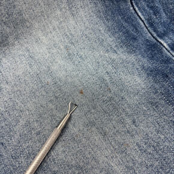 G-Star Raw Womens 35x28 Kate Boyfriend Distressed 5 Pocket Blue Jeans (READ) - Picture 5 of 7